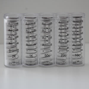 MET MUNTHOUDER: JA transparant met schaalverdeling